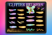 Procreate 24 Pretty Glitter Brushes, a Brush Add-On by Fashion Workshop Bkk (Thumbnail 1 of 8)