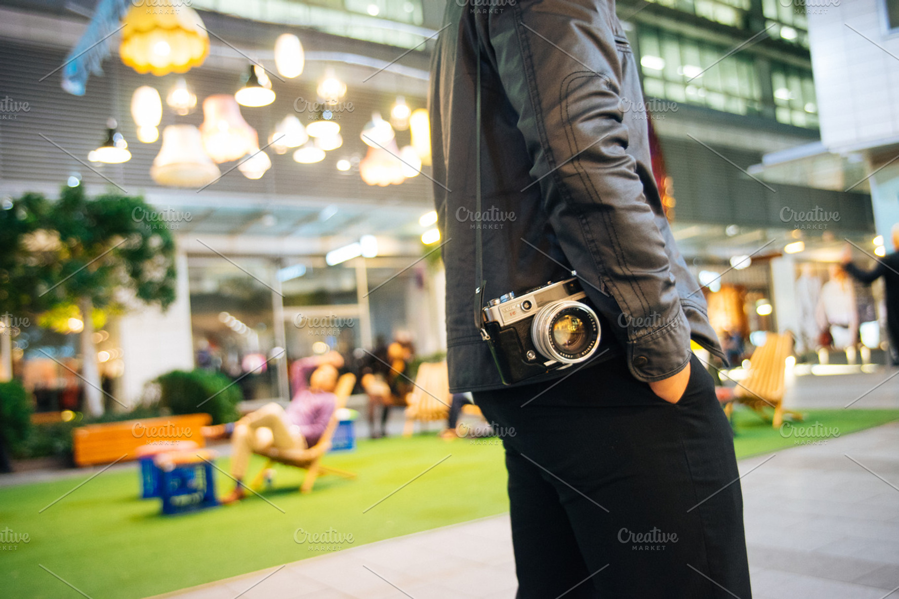 Photographer And Film Camera