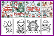 Bold & Easy Christmas Coloring Pages, a Seasonal Illustration by Design Station (Thumbnail 4 of 4)