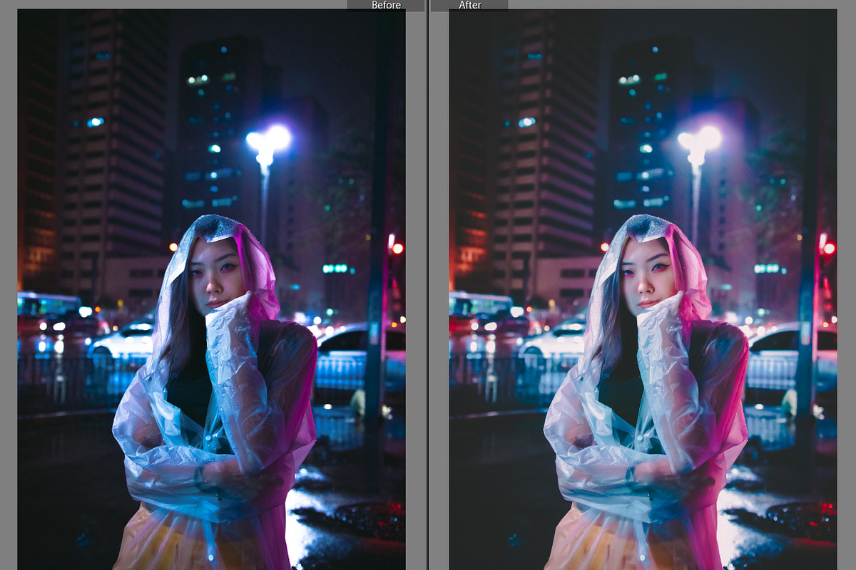 Night Photography Lightroom Preset, a Layer Style Add-On by GeorgeKhelashvili (Photo 4 of 9)