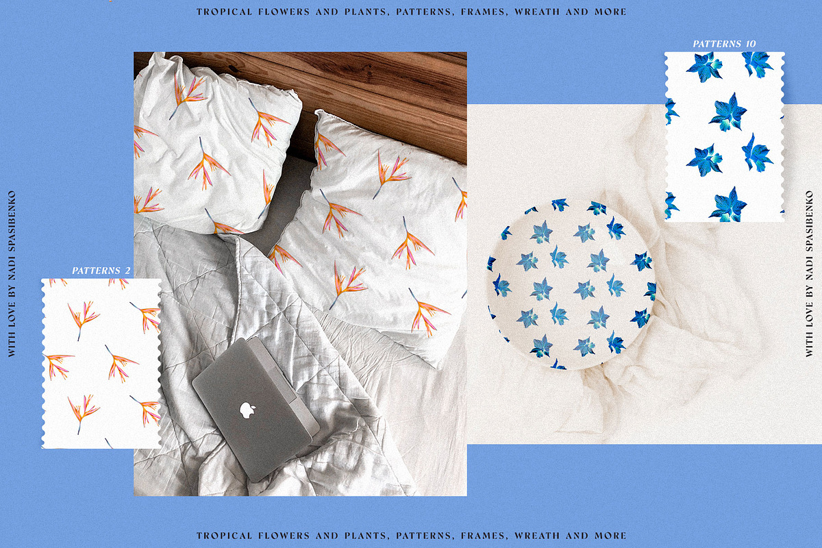 Floral Tropical Vibe, a Wallpaper Graphic by nadispasibenko (Photo 16 of 21)