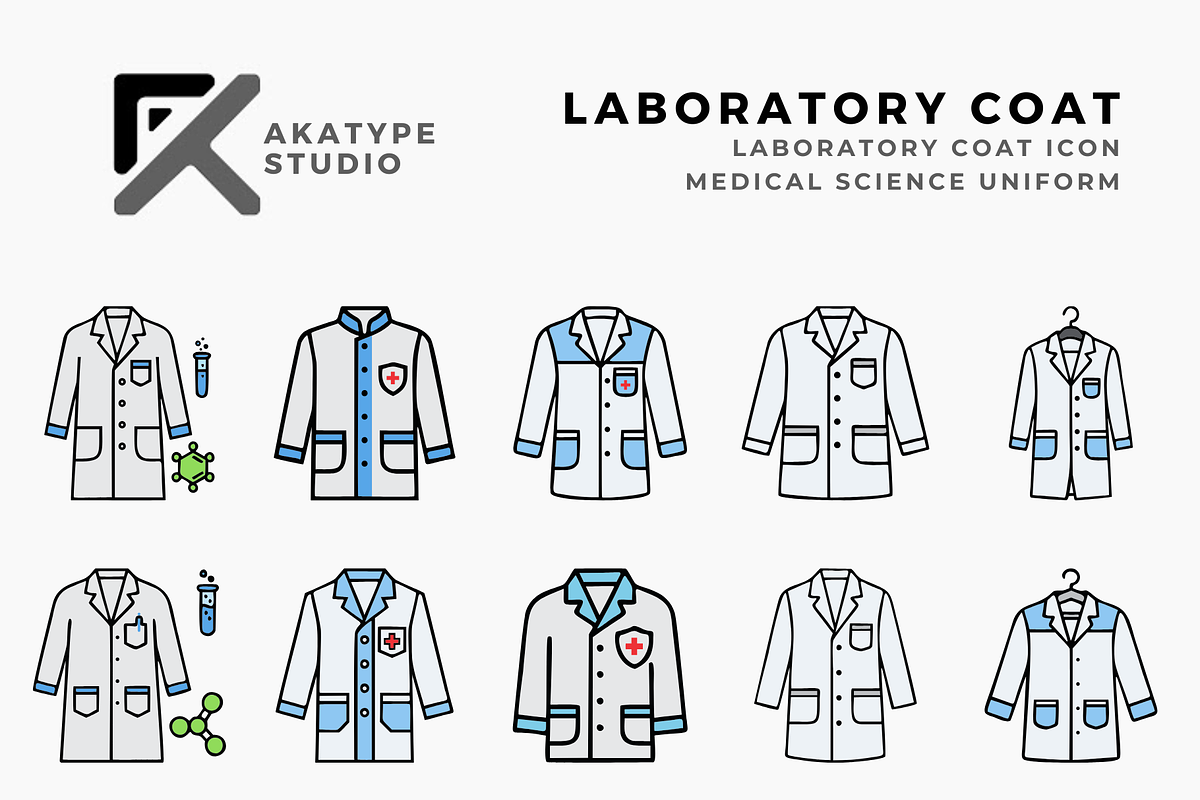 Laboratory Coat, a Solid Icon by Akatype Studio (Photo 1 of 3)