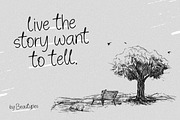 Coreet Quotes | a handwritten font, a Handwritten Font by Beautypes (Thumbnail 2 of 8)