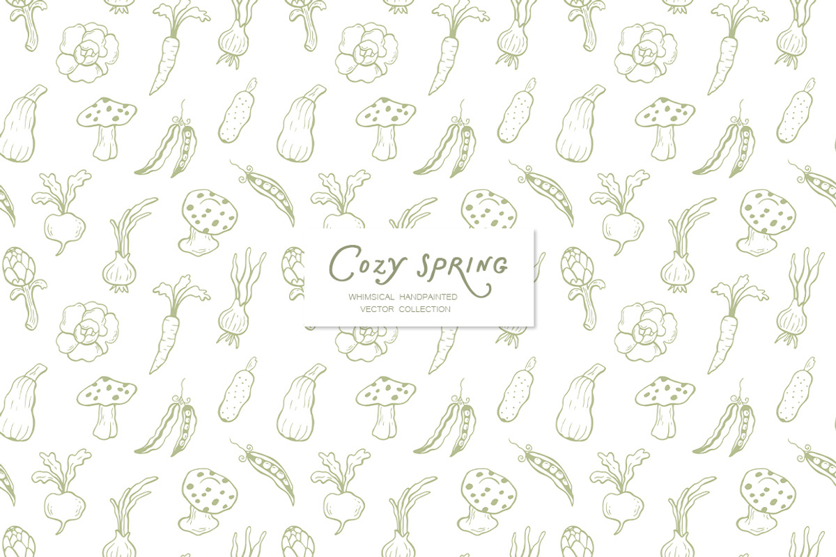 Whimsical Set Cozy Spring, a Seasonal Illustration by ViktoriyaD (Photo 22 of 22)
