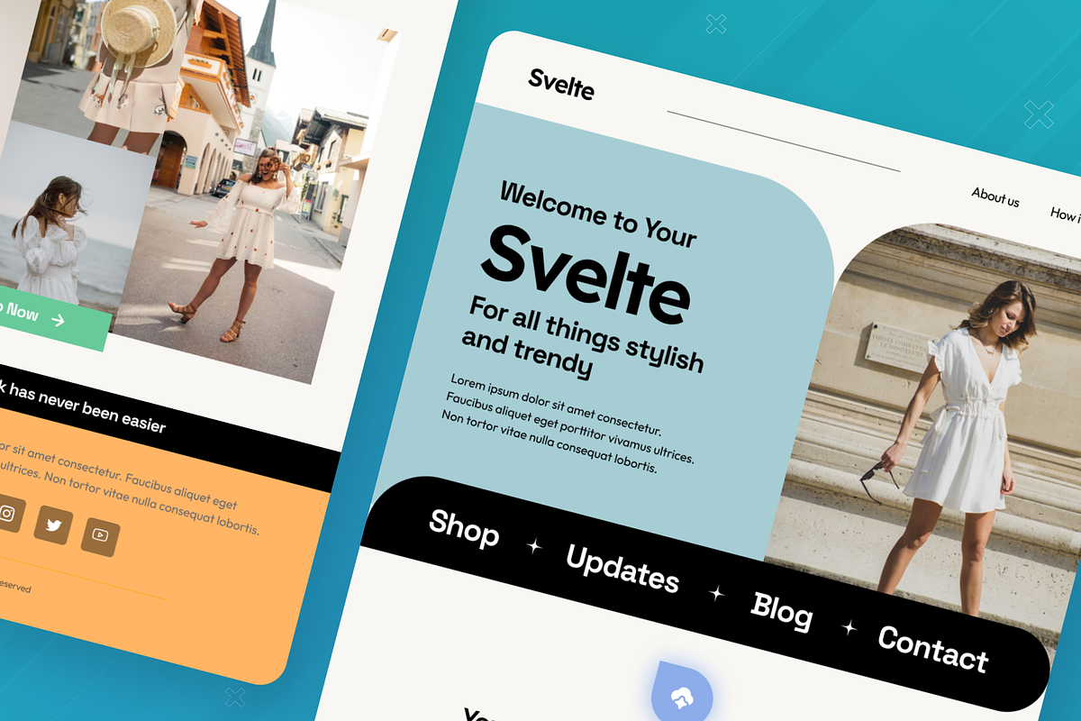 Svelte - Fashion Email Newsletter, an UI Kit Template by SquidPixey (Photo 5 of 6)