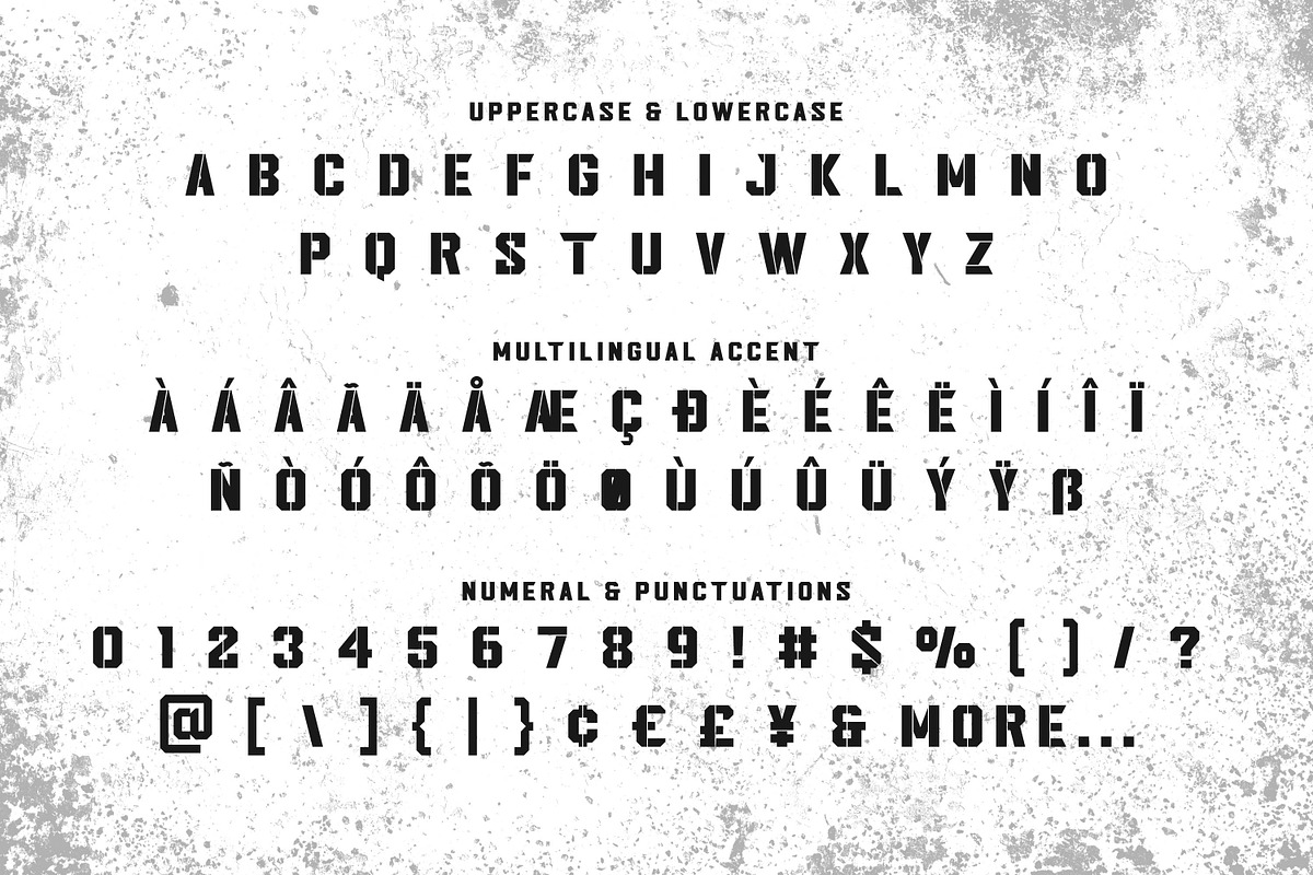 Headcorps & Lordcorps /Military Font, a Sans Serif Font by Almarkhatype (Photo 18 of 21)