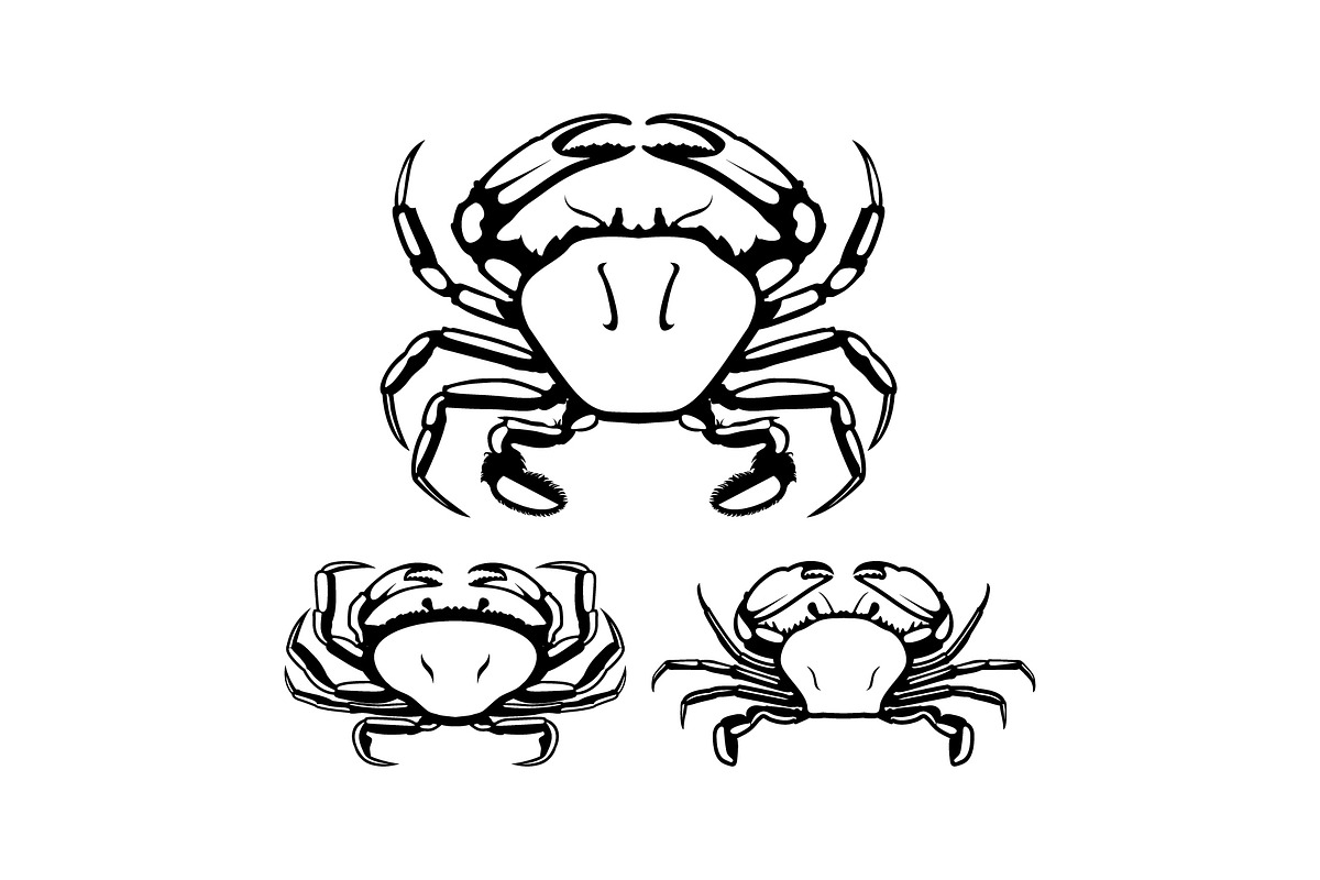 Crab Seafood, an Animal Illustration by Atlantis X Nurman Arbai (Photo 2 of 3)