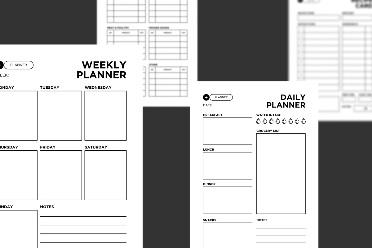 Meal Mastermind: Modern Meal Planner, a Templates & Theme by Out of Context (Photo 3 of 7)