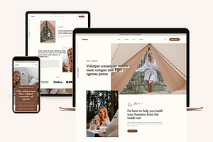 Monday: Squarespace 7.1 Template