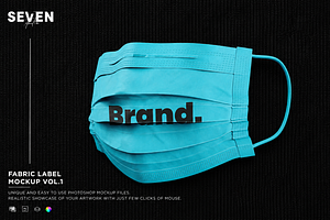 Medical Face Mask Mockup, a Mask Mockup by Se٧enStudio