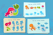 Educational games with mermaids, an Animal Illustration by tata_ota (Thumbnail 3 of 4)