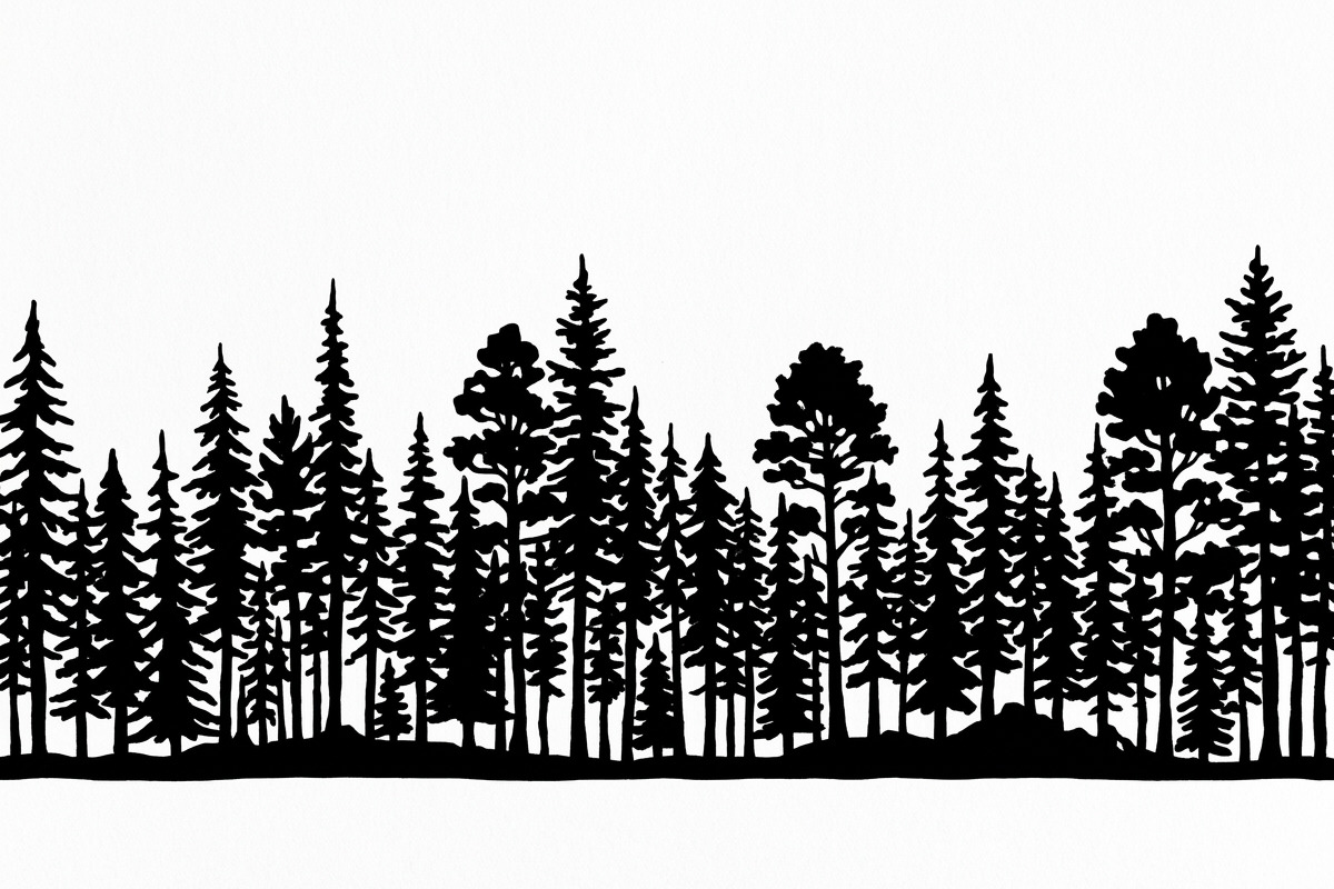 Majestic Pine Trees SVG, a Finance Illustration by Amazin_art (Photo 26 of 34)