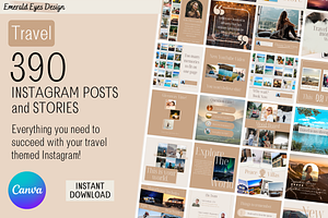 390 Travel Canva Instagram Neutral