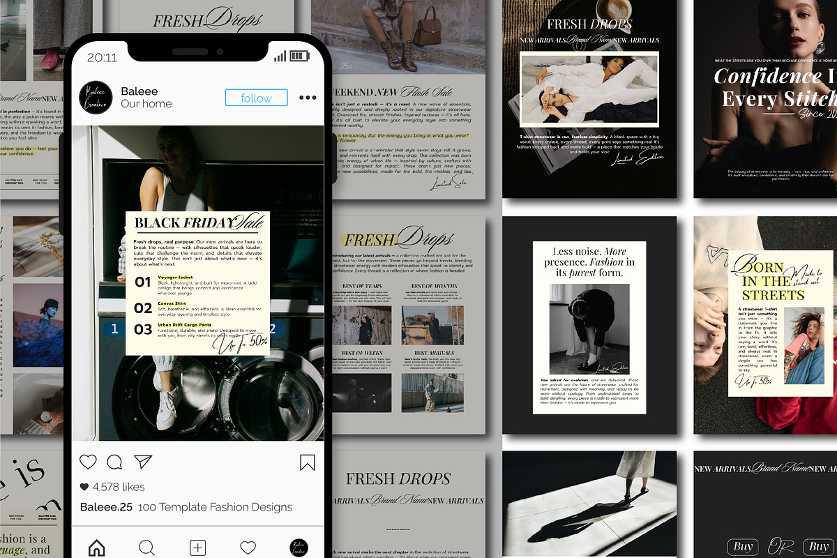Instagram Templates: Canva PLR/MLR preview 5