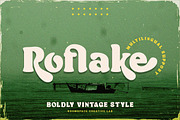 Roflake - Boldly Vintage Style, a Serif Font by roomspace creative lab (Thumbnail 1 of 14)