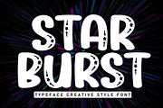 Star Burst | Script Font, a Script Font by Scratchones (Thumbnail 1 of 8)