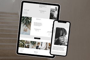 BRECK Canva Sales Page Template