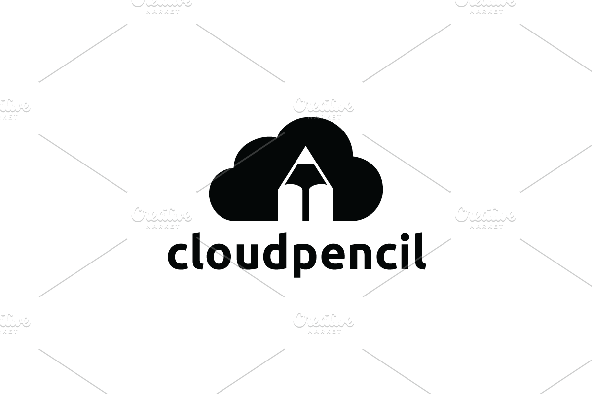 Cloud Pencil Logo Design, a Branding & Logo Template by yopie (Photo 3 of 3)