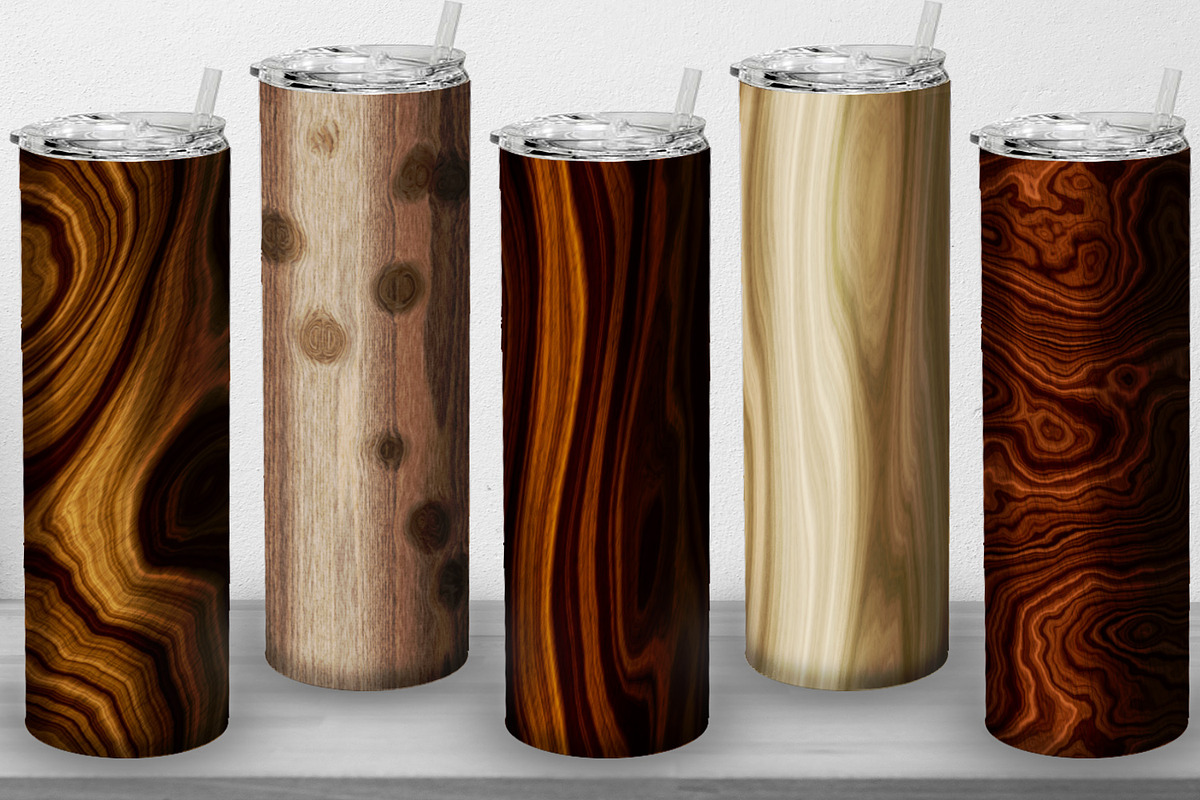 10 Tumbler Straight  Wooden Design, a Print Template by Kseniya-Omega (Photo 3 of 4)