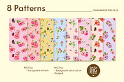 Botanical European Flower Watercolor, an Object Illustration by CreativeValuation (Thumbnail 7 of 13)