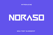 Noraso, a Sans Serif Font by riotama85 (Thumbnail 1 of 5)