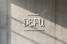 Defu – Modern Serif Font for Luxury