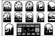 Laser Cut Christmas Cards, an Object Graphic by BeeCraftR (Thumbnail 1 of 13)