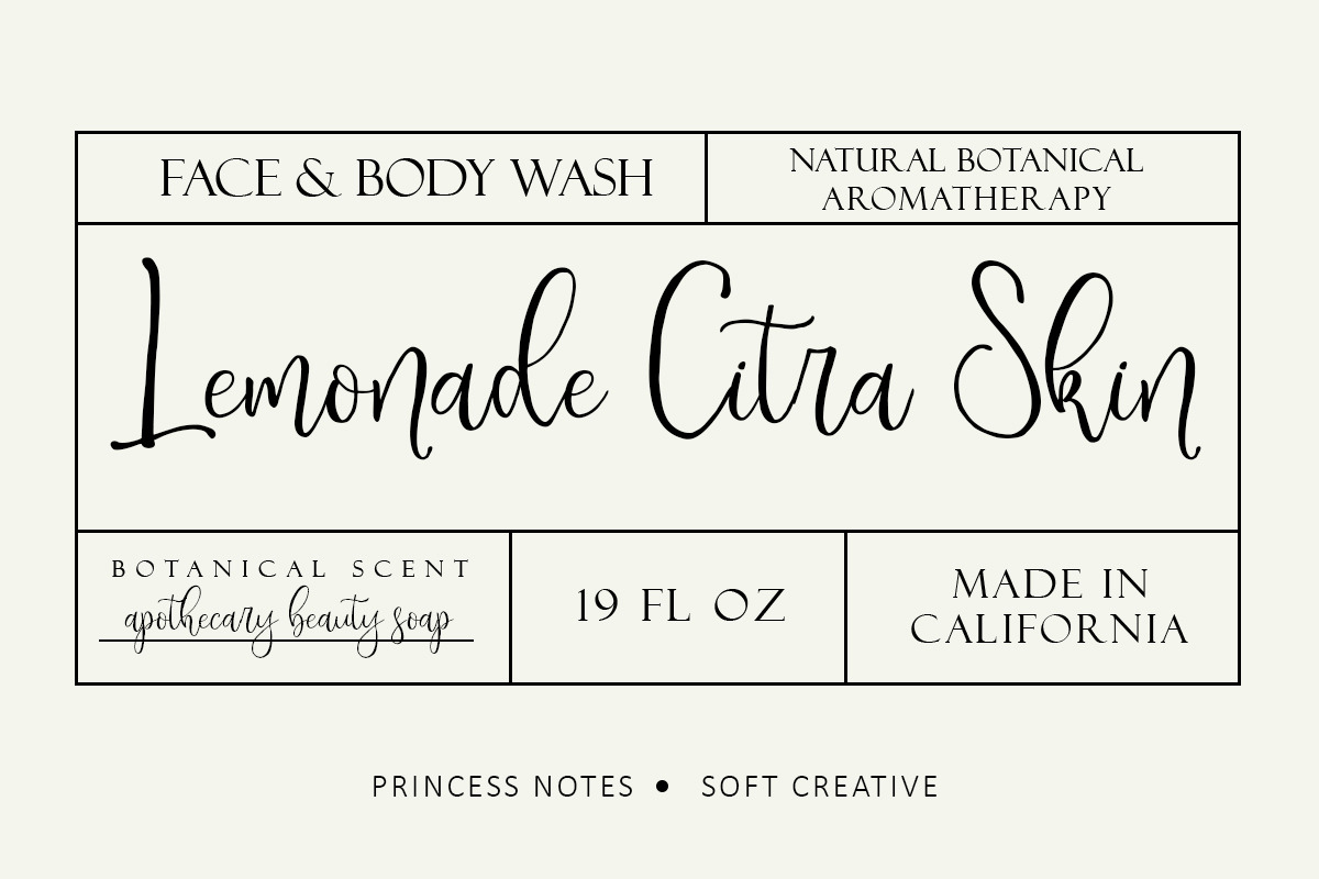 Pricess Notes, a Handwritten Font by Soft Creative (Photo 2 of 9)