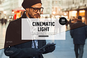 Cinematic Light LR Presets, an Action Add-On by Dikarte.Store (Thumbnail 1 of 6)