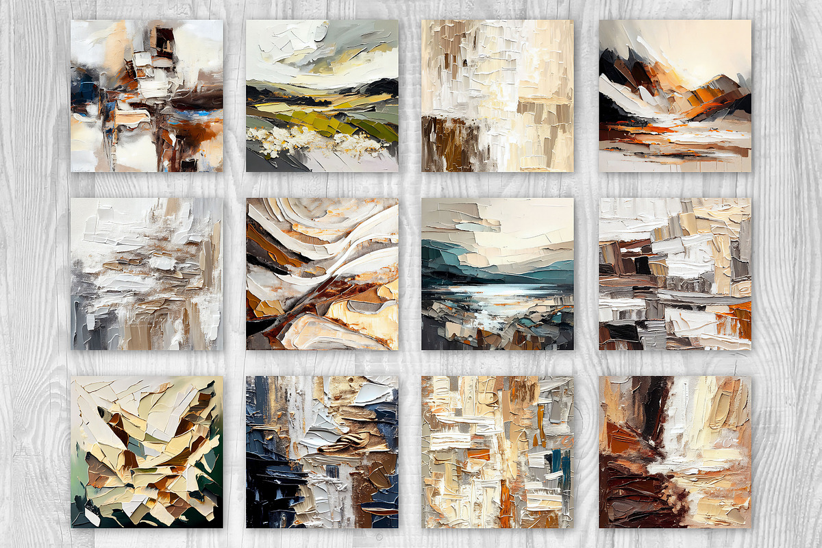 Thick Paint Abstract Neutral Texture, a Texture Graphic by Skritch Studio (Photo 3 of 5)
