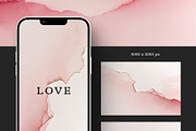 Valentine Watercolor Backgrounds, a Texture Graphic by Filip Studio (Thumbnail 2 of 6)