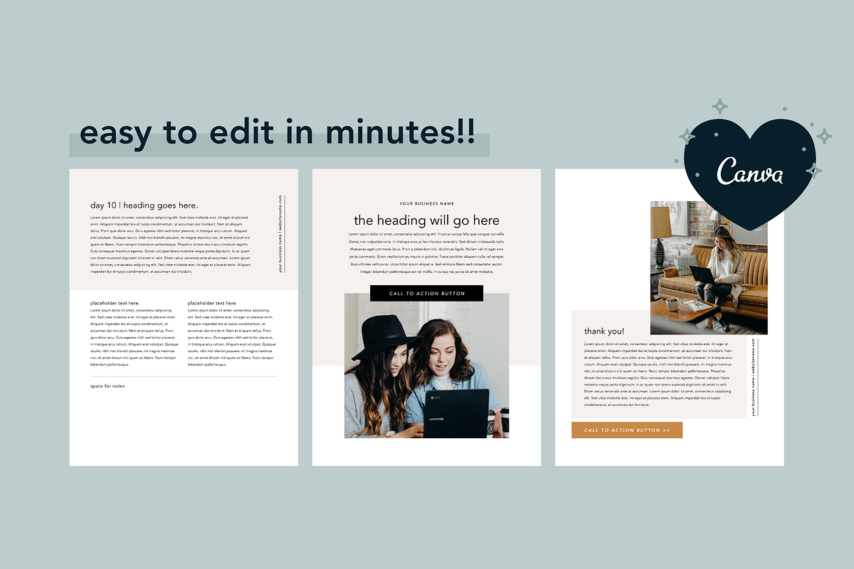 10 Day Challenge Lead Magnet | Canva, a Magazine Template by molly ho studio (Photo 4 of 6)