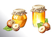Huzelnuts. Watercolor collection, a Food Illustration by Daria Ustiugova (Thumbnail 13 of 23)