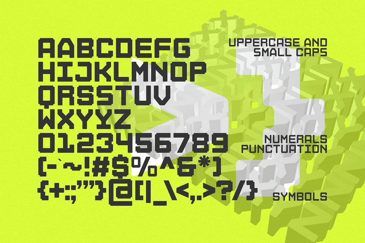 Mybloc Xyz, a Sans Serif Font by OWL KING (Photo 9 of 10)