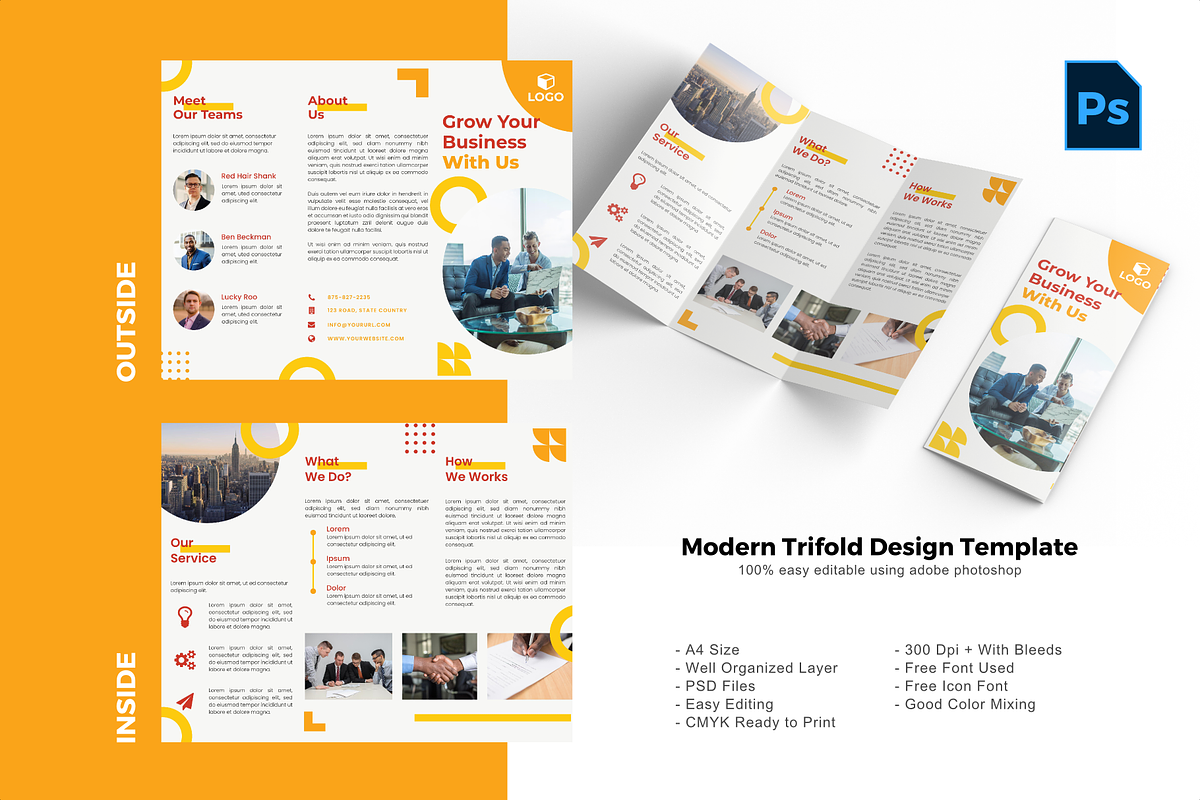 SALE | 36 BUNDLE TRIFOLD BROCHURE, a Brochure Template by rivatxfz (Photo 5 of 37)