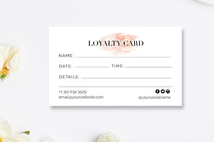 Hairstylist Loyalty / Reward Cards