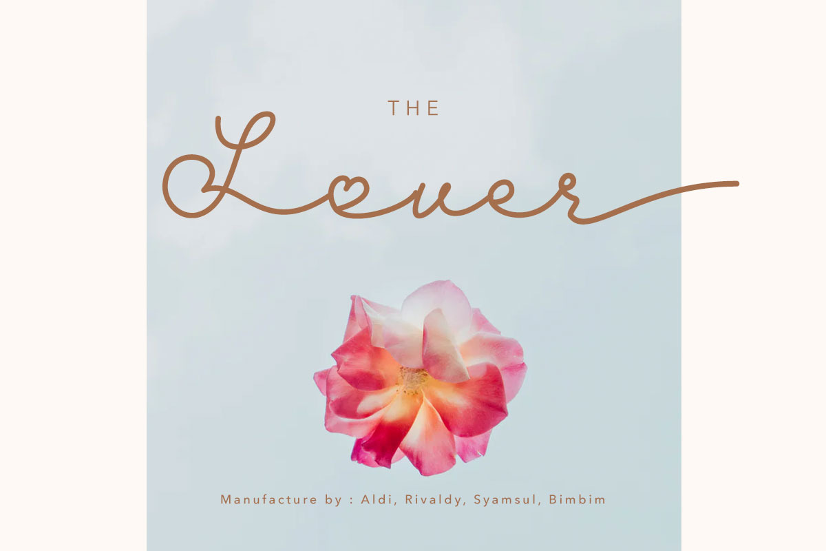 Hilove Script Love Font preview 3