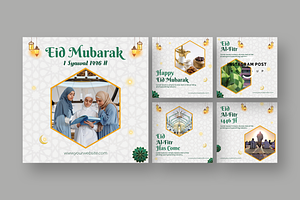 Eid Mubarak - Instagram Post, a Social Media Template by UnicodeID