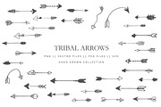 Tribal arrows hand drawn, an Illustration by AS Studio (Thumbnail 1 of 3)