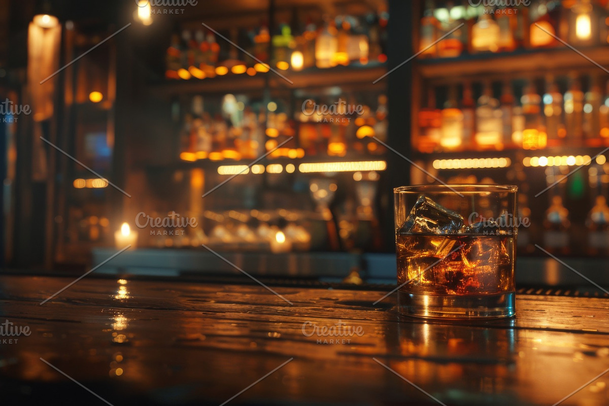 87 whiskey glasses, a Food & Drink Photo by Handmadefont (Photo 17 of 87)