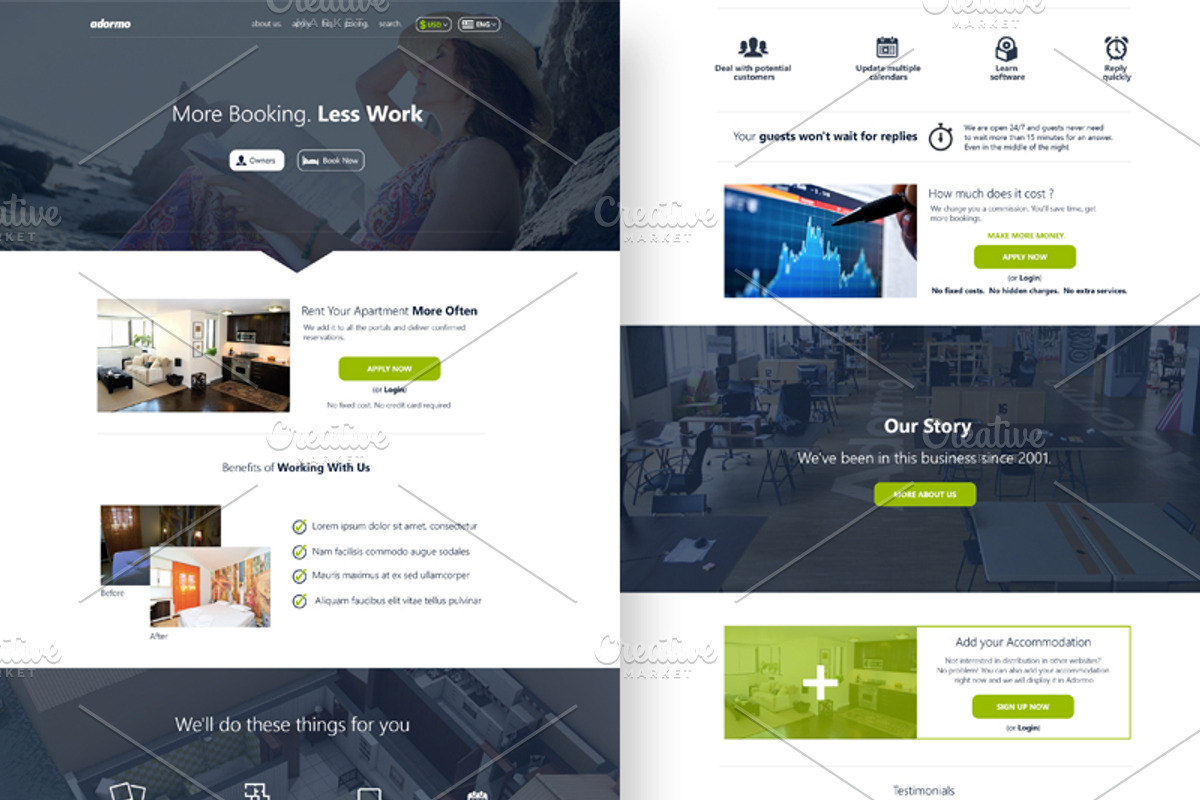 Multi-purpose Website Template, a Websites & App Template by Creatiph Market