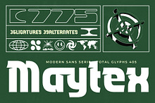 Maytex Modern Futuristic Sans