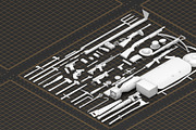 BASEMESH WEAPON COLLECTION, an Object 3D Model by MohamedHussien1 (Thumbnail 2 of 8)