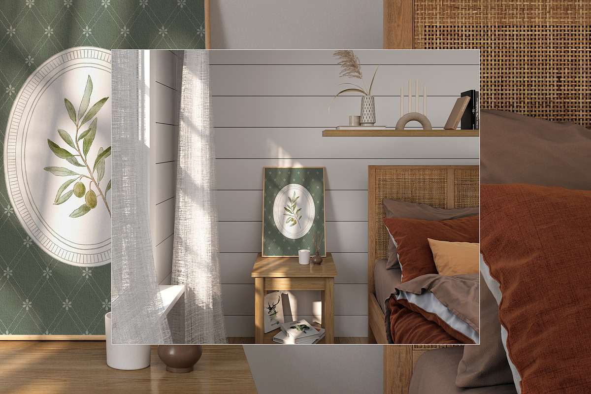 Willow Cottage Frames Mockup, a Household Mockup by Muse Mockups (Photo 14 of 14)