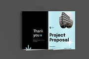 Blue Project Proposal, a Stationery Template by Neermana (Thumbnail 9 of 10)