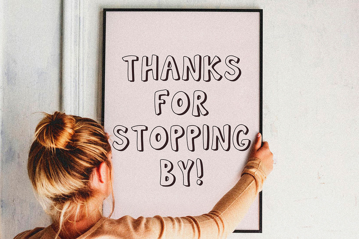 Lovers Clouds Layered Font, a Font by Anastasia Cuza (Photo 10 of 10)
