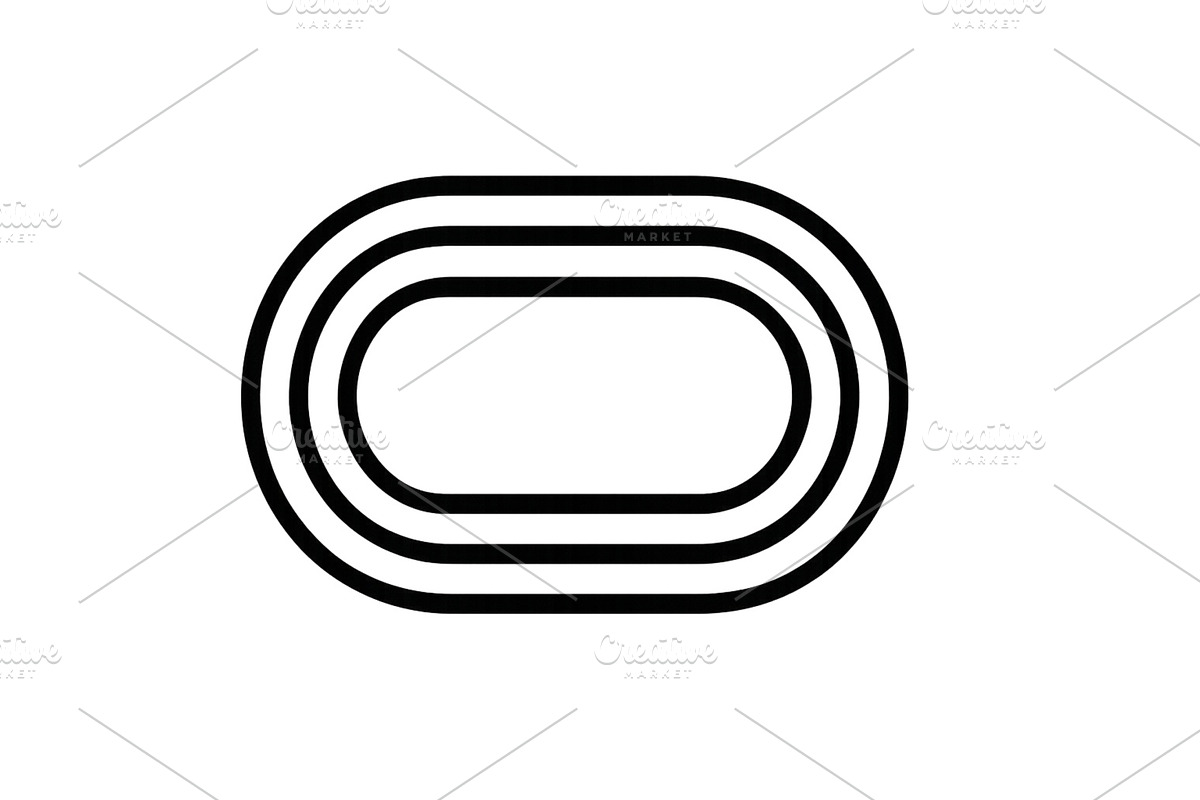 Design of a simple racetrack layout, an Illustration by ZinetroN