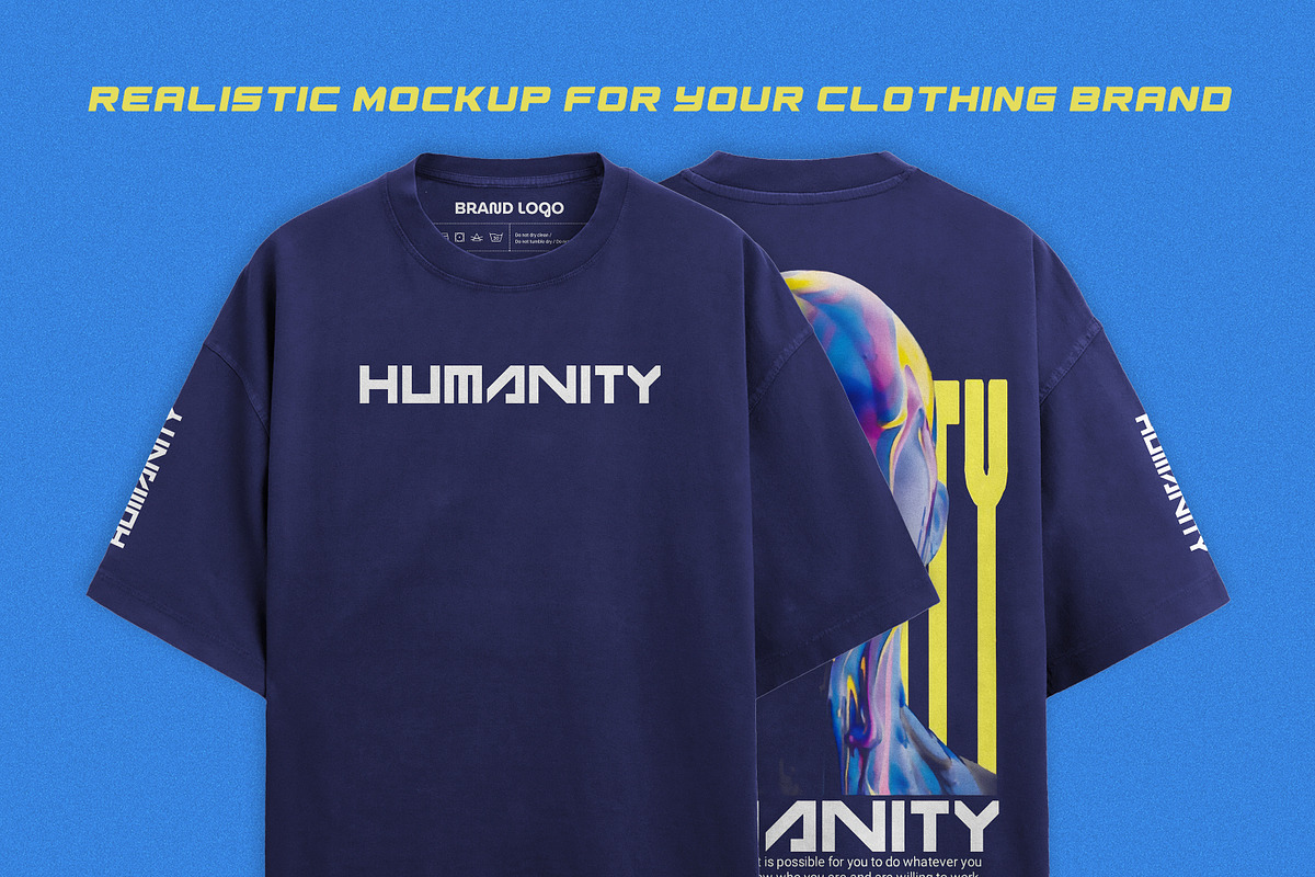 Professional oversize T-Shirt Mockup, a Shirt Mockup by NH graphic (Photo 4 of 11)
