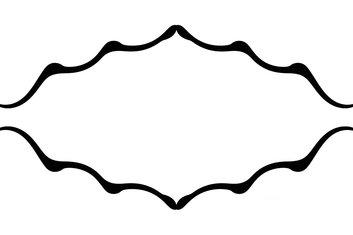 Wavy Scalloped Label Frame Bundle, an Illustration by musafir_fashion (Photo 2 of 51)