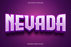 Nevada Text Effect, a Layer Style Add-On by dokudokunomi